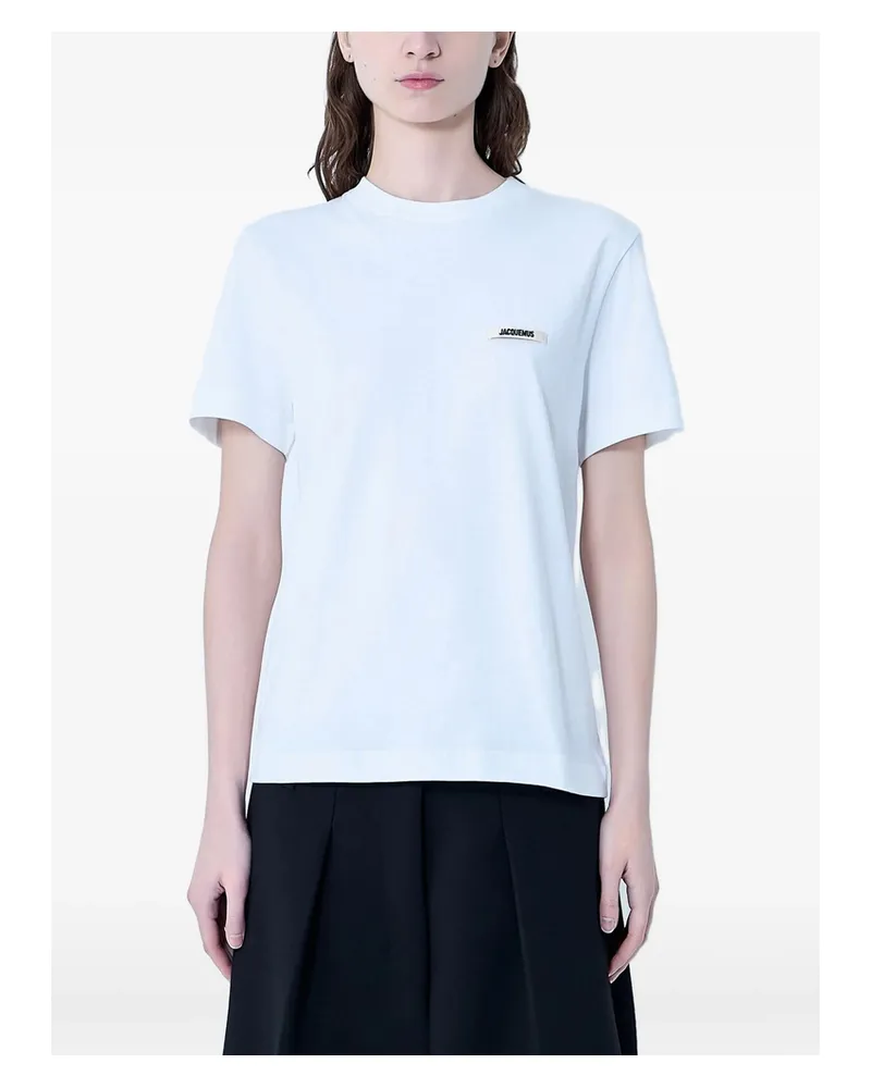 Jacquemus Logo-patch T-shirt White