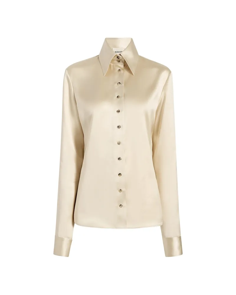 KHAITE Ivy Top Neutrals