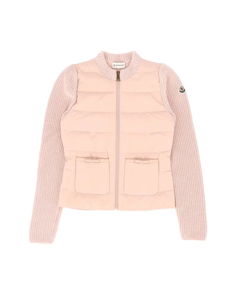 Moncler Logo-patch Jacket Pink