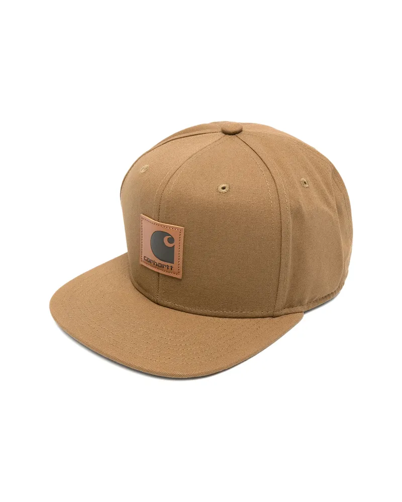 Carhartt WIP Logo-patch Baseball Cap Brown