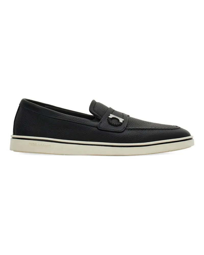 Ferragamo Gancini Loafers Black