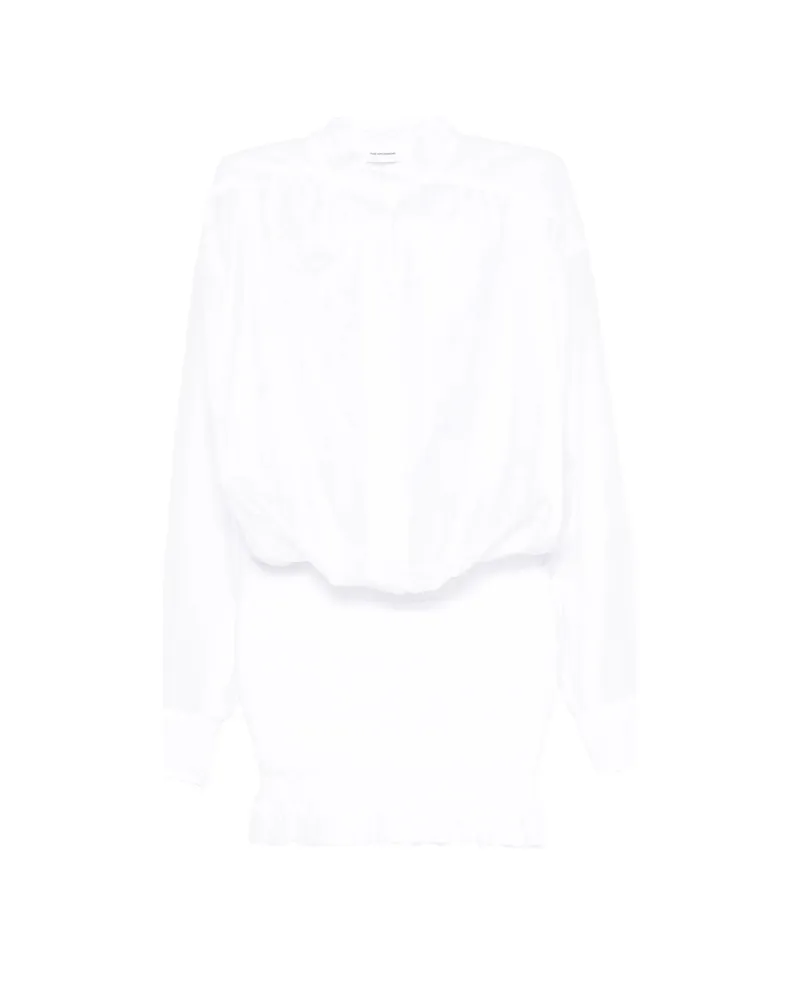 ANDAMANE Rania Shirred Dress White