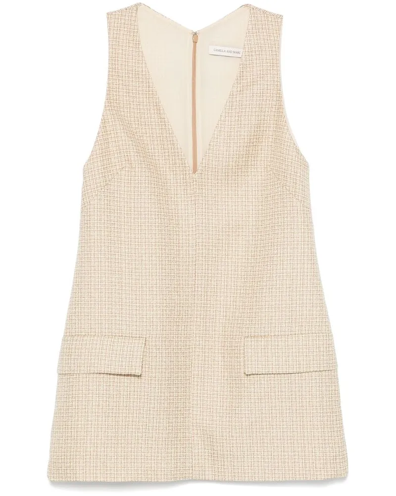 camilla and marc Ripley Mini Dress Neutrals