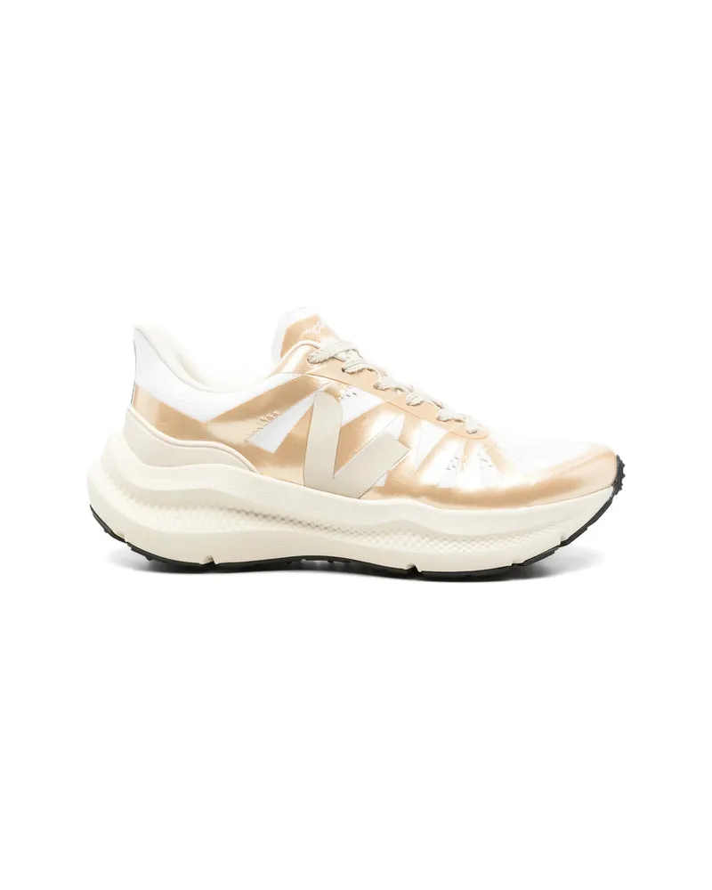 VEJA Condor 3 Metallic-effect Sneakers White