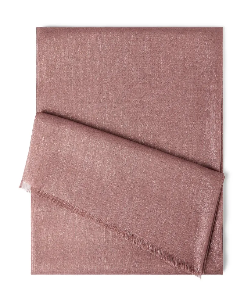 Brunello Cucinelli Sparkling Scarf Pink