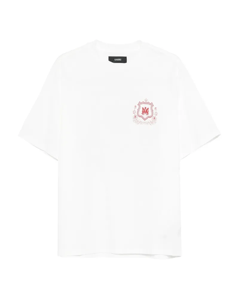 Amiri Crest-embellished T-shirt White