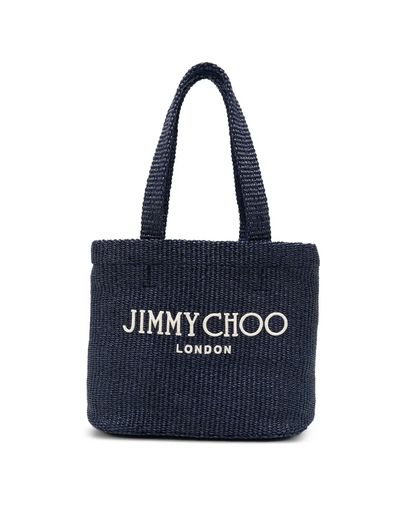 Jimmy Choo Logo Tote Bag Blue