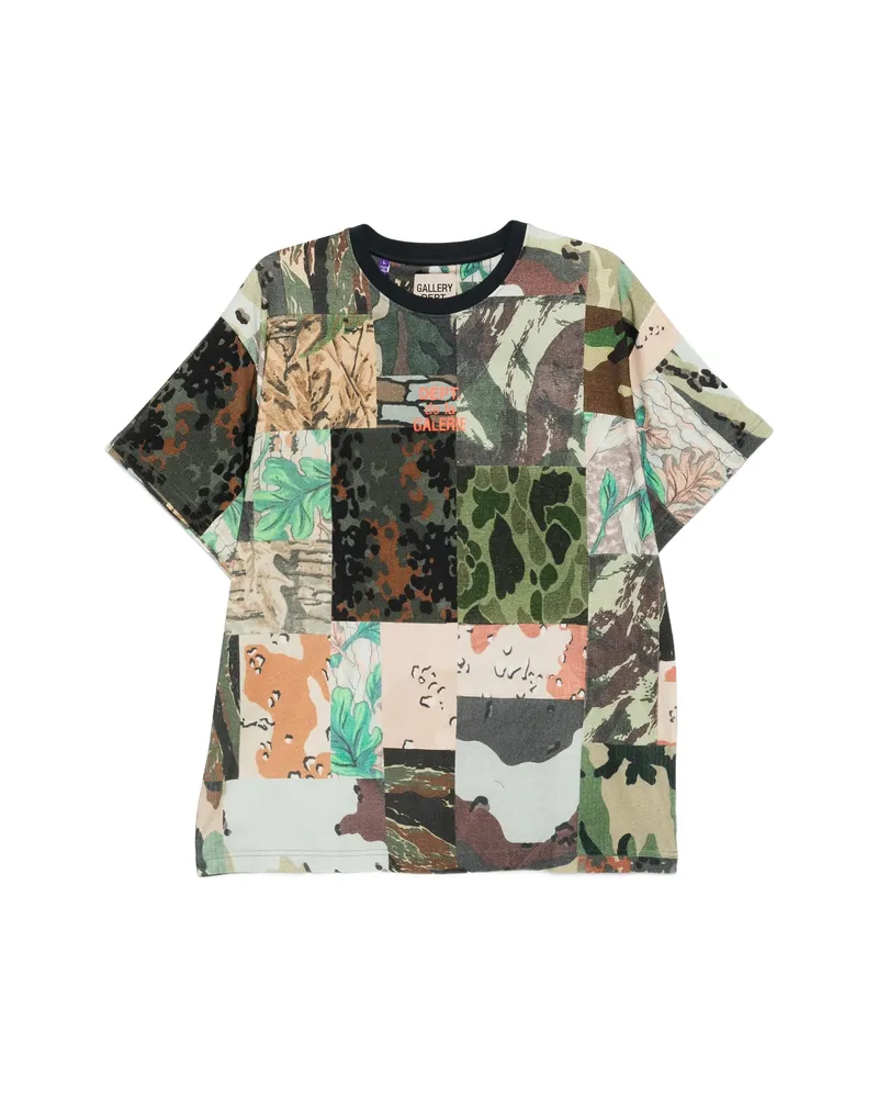 GALLERY DEPT. Patchwork Camouflage T-shirt Green