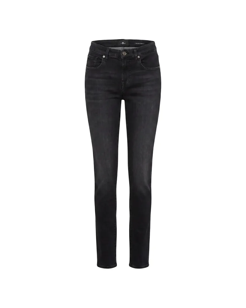 7 for all mankind Faded-effect Button-fastening Jeans Black