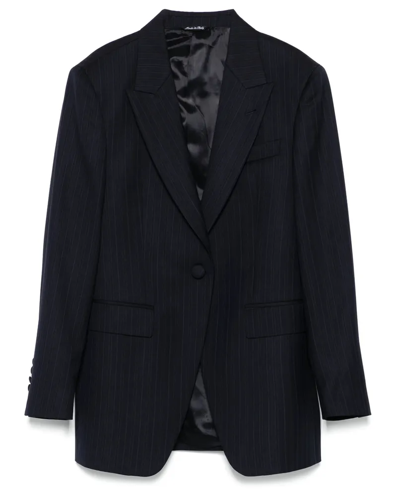 ERALDO Pinstriped Blazer Blue