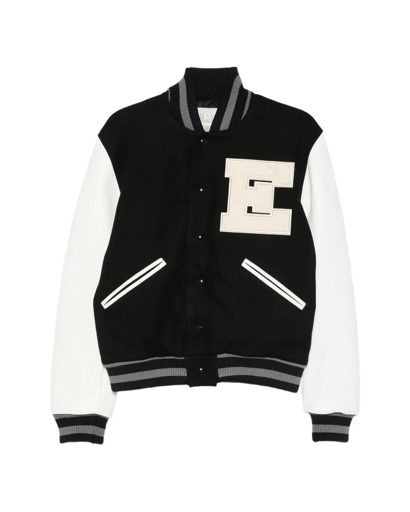 ERL Logo-patch Panelled Jacket Black