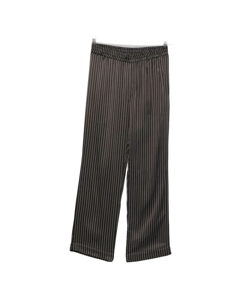 Ernest W. Baker Striped Trousers Black