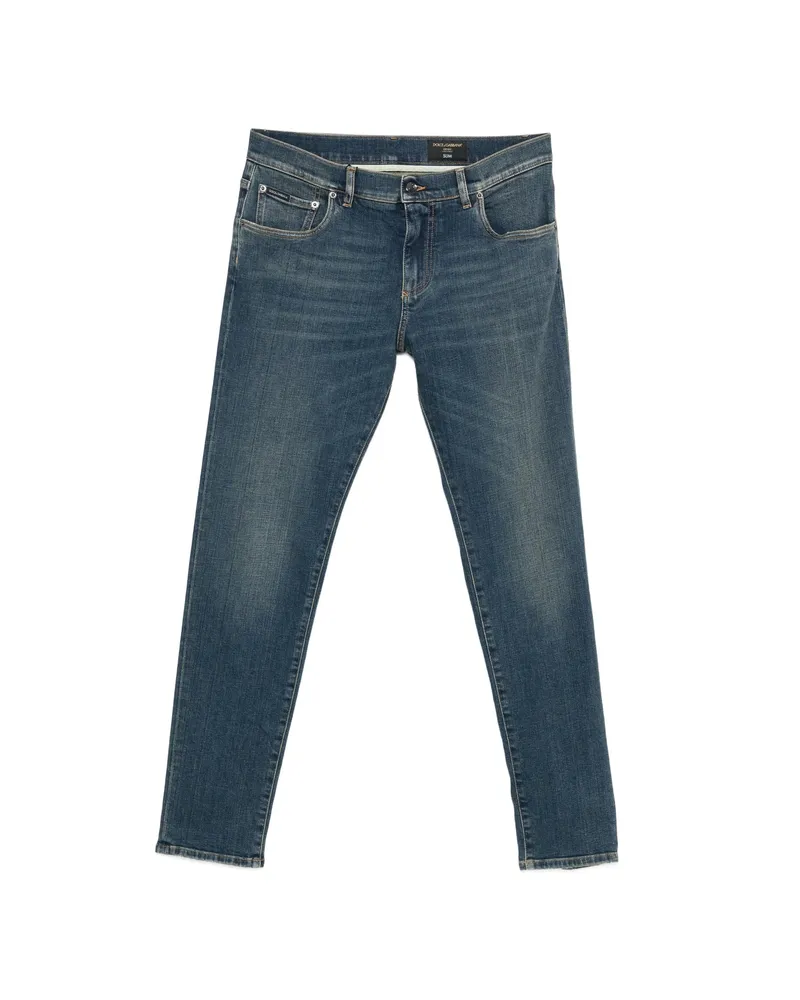 Dolce & Gabbana Five-pocket Jeans Blue