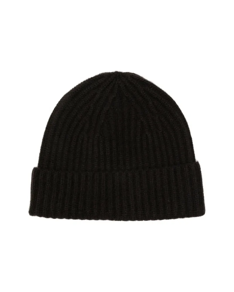 Lisa Yang Martigny Ribbed-knit Beanie Hat Brown