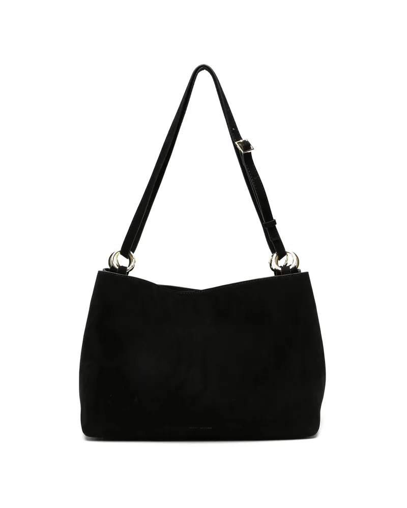 Manu Atelier Eterno Leather Shoulder Bag Black