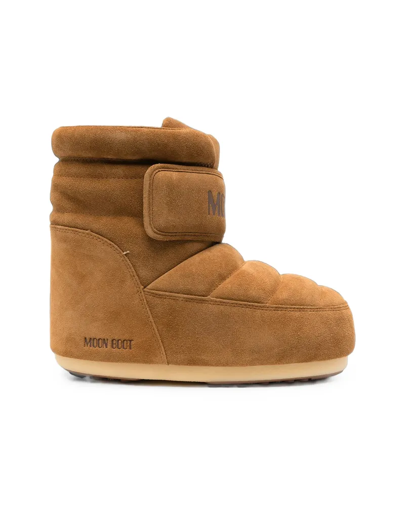 Moon Boot MB Icon Quilted Touch-strap Boots Brown