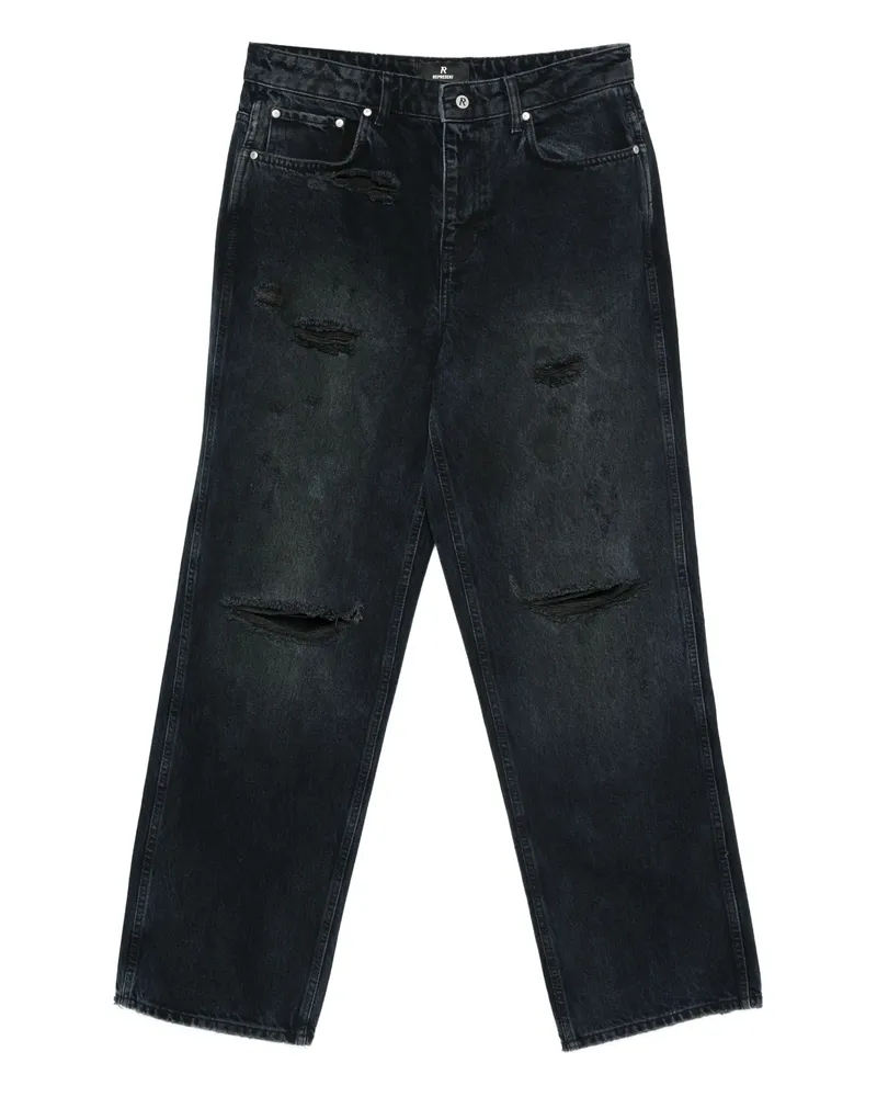 REPRESENT Ripped-detail Jeans Black