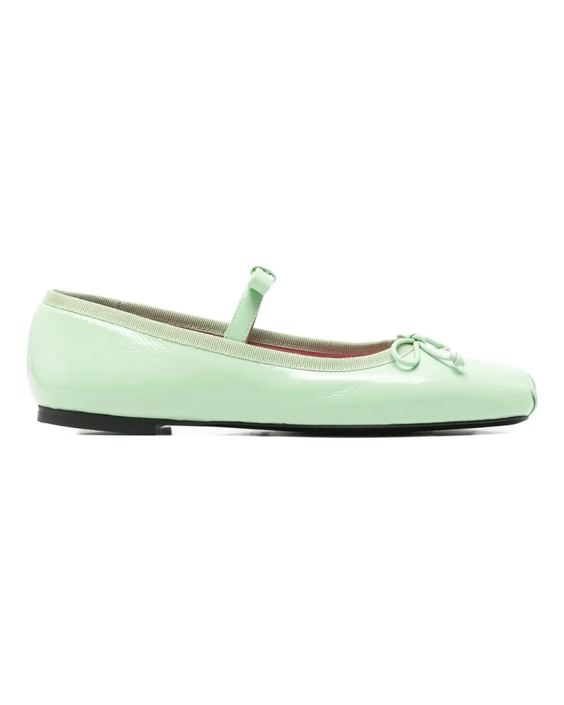 Vivetta Bow-detail Ballet Flats Green