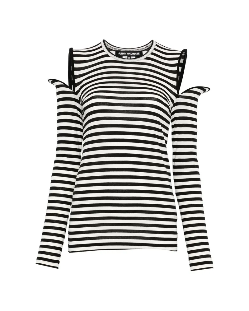 Junya Watanabe Striped T-shirt Black