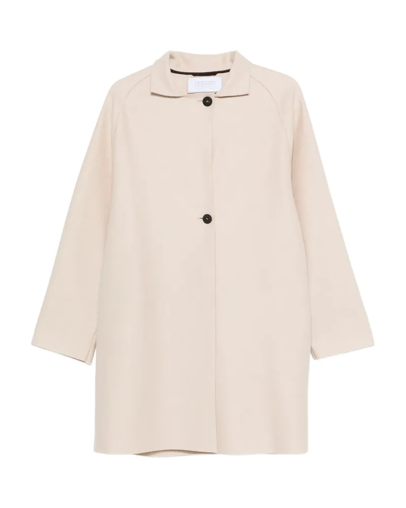 Harris Wharf London Raglan-sleeve Button Coat Neutrals