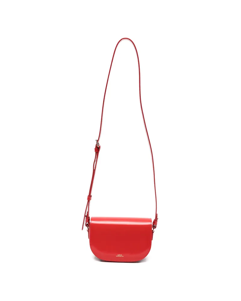 A.P.C. A. p.c. Small Leather Mini Bag Red