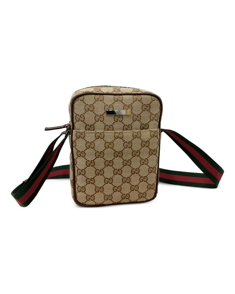 Gucci Gucci Tag Small Crossbody Bag Neutrals