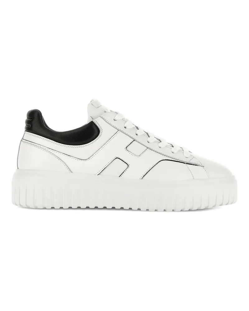 Hogan H-Stripes Platform Sneakers White