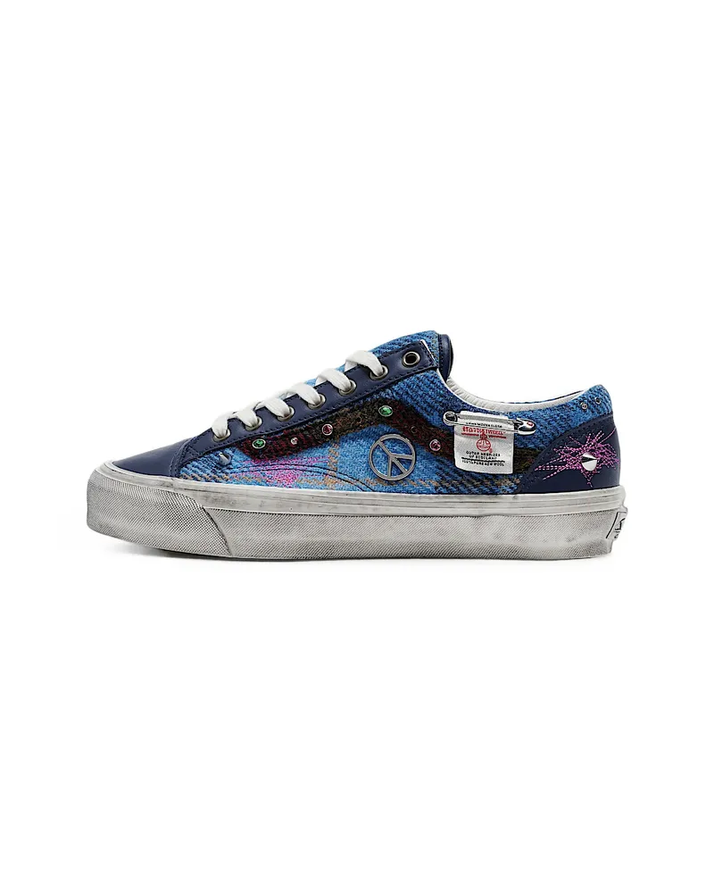 Vans X Harris Tweed Old Skool 36 Sneakers Blue