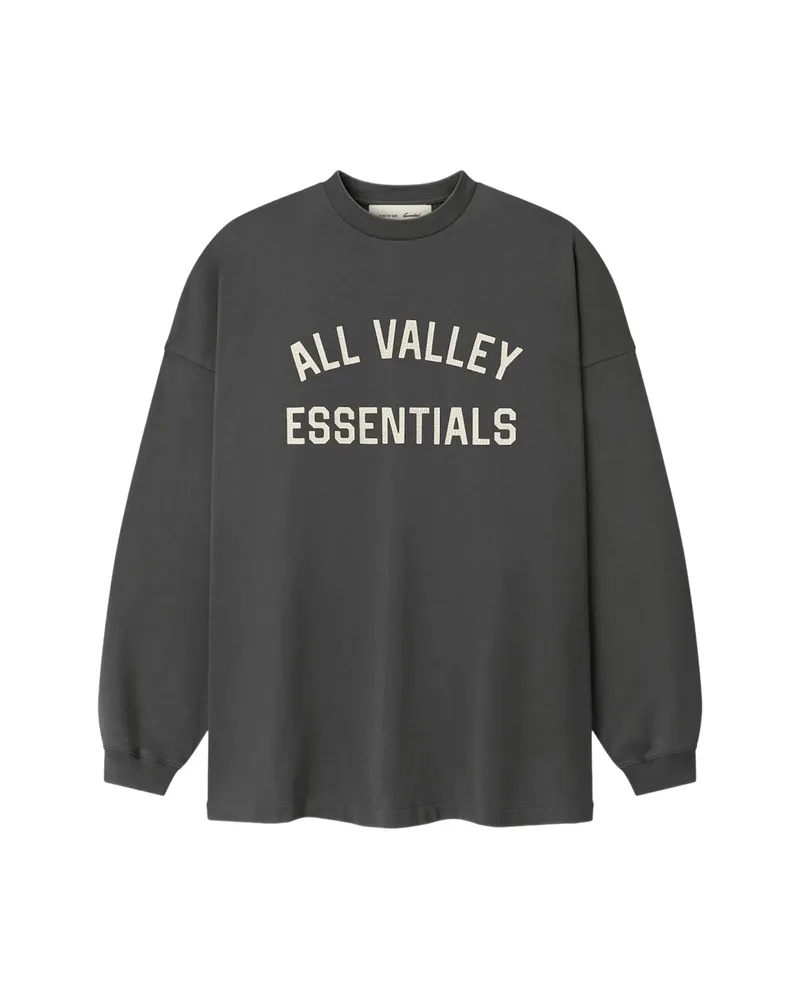Fear of God Merch Logo-print Long-sleeve T-shirt Grey