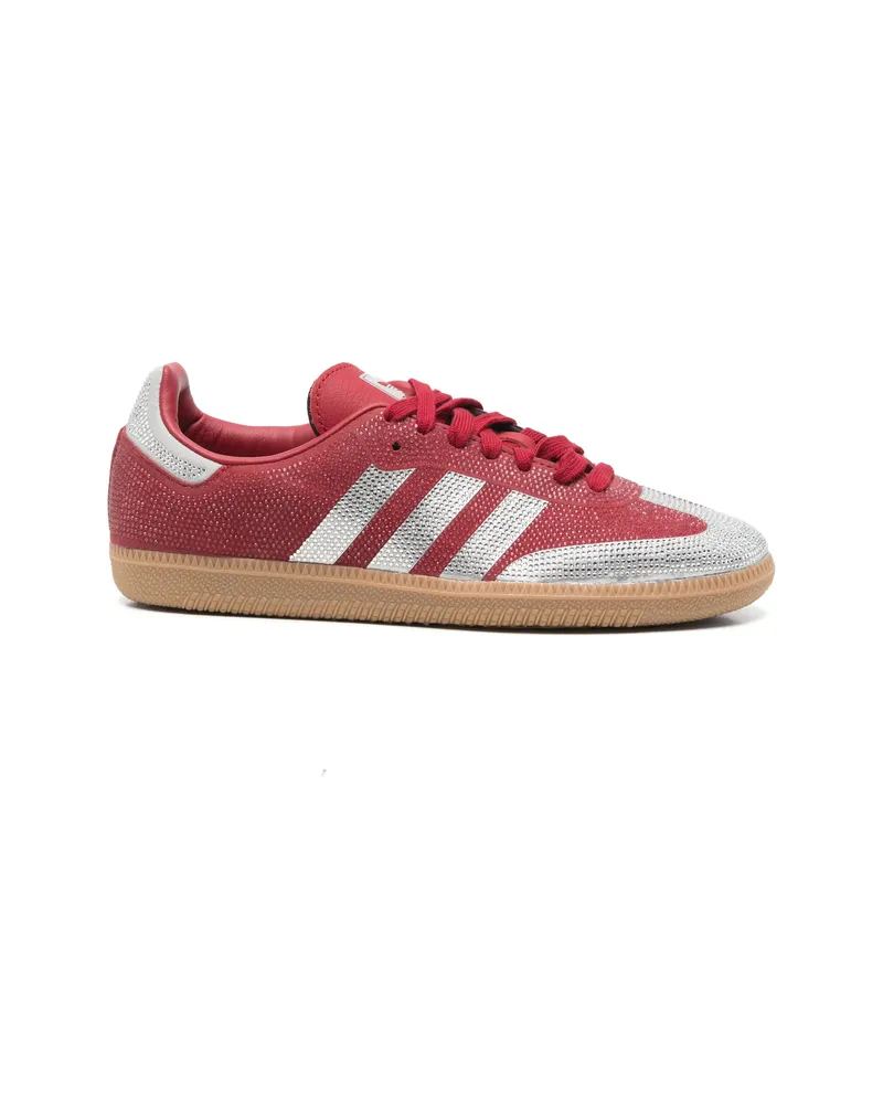 adidas Samba Crystal-embellished Sneakers Red