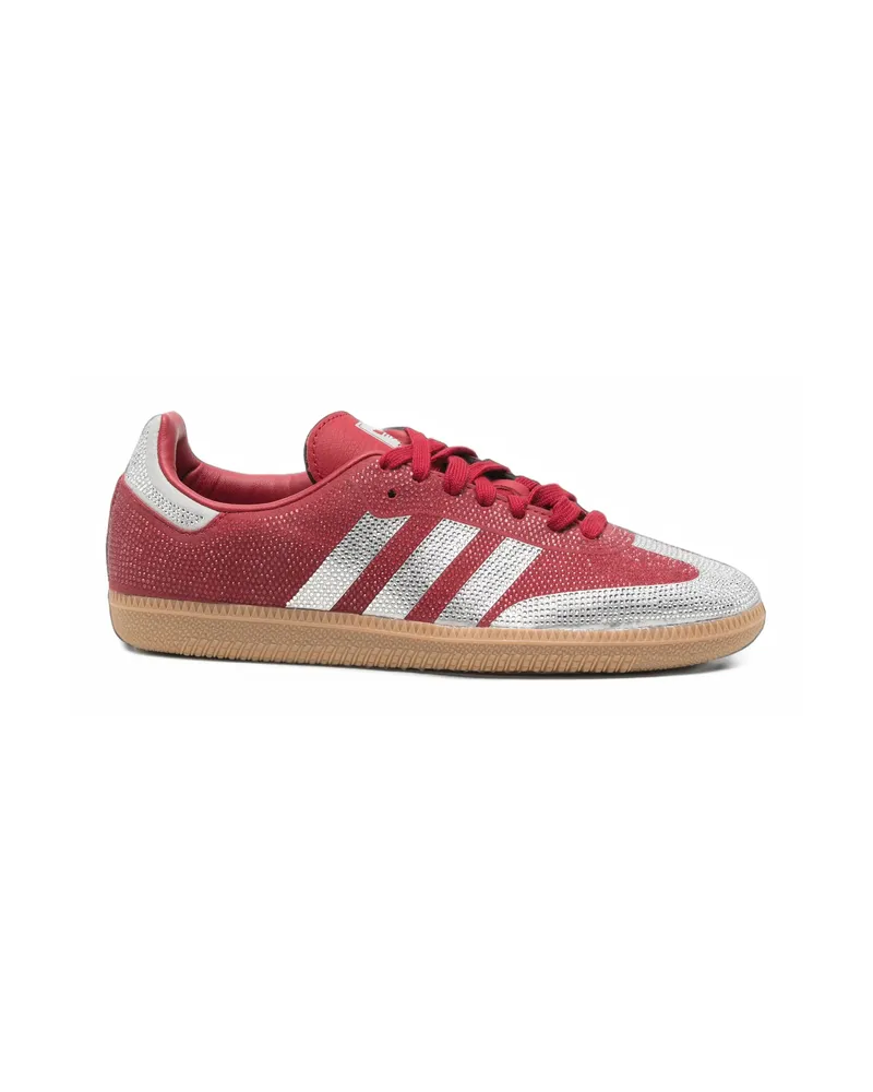 adidas Samba Crystal-embellished Sneakers Red