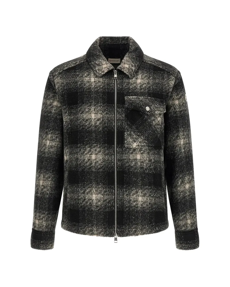 Moncler Zip Overshirt Black
