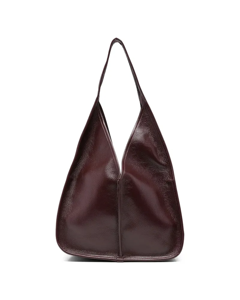 HEREU Calella Panelled Shoulder Bag Red