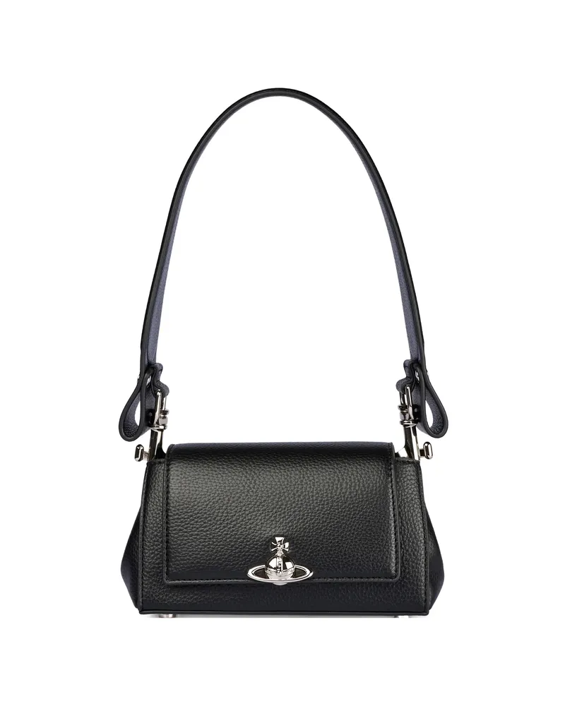 Vivienne Westwood Hazel Orb-detail Shoulder Bag Black