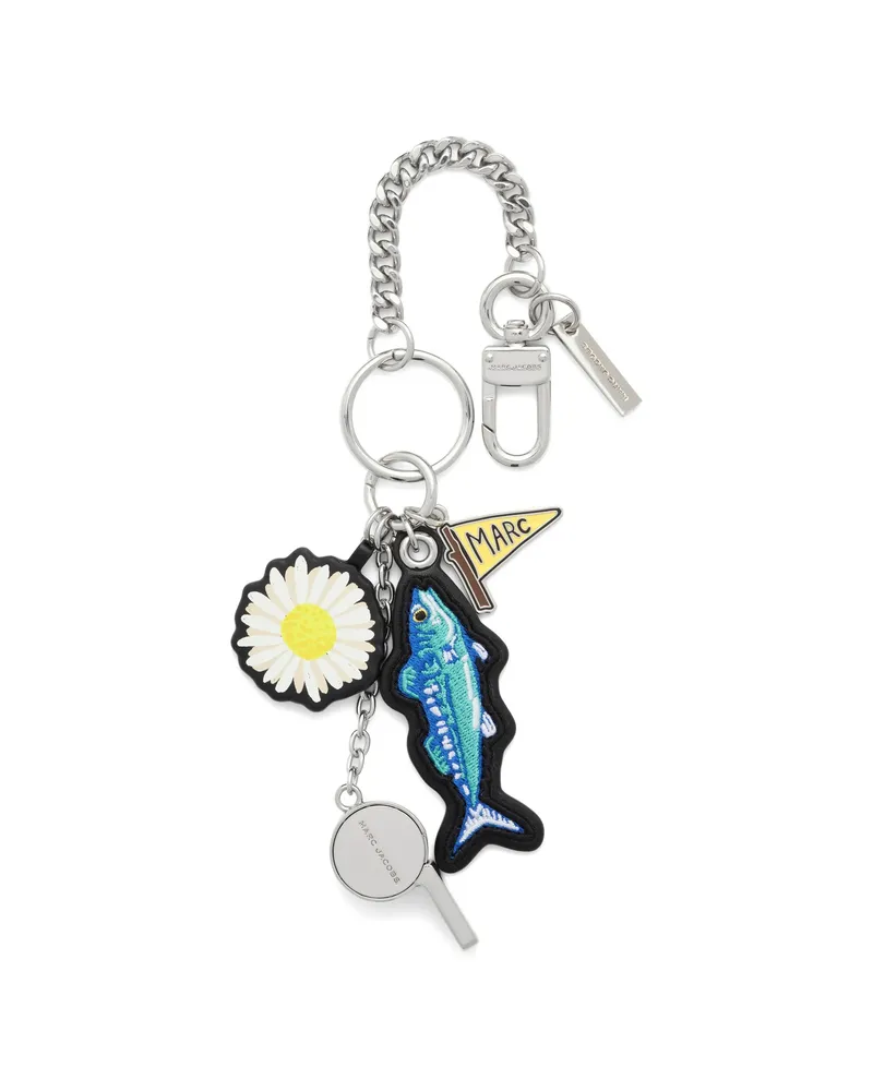 Marc Jacobs Camp Whistle Cluster Bag Charm Silver