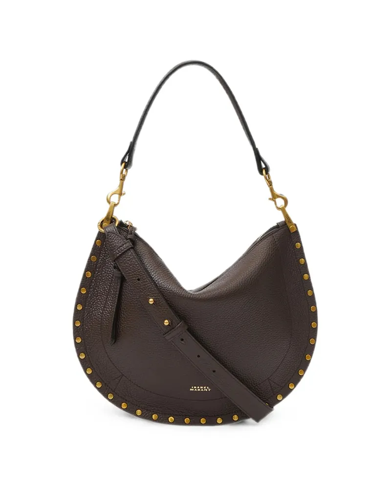 Isabel Marant Oskan Soft Zip Shoulder-strap Bag Brown