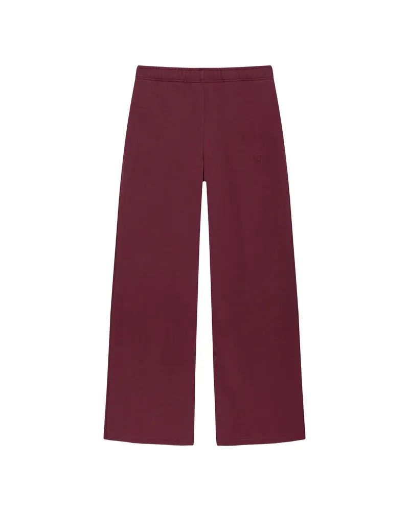 Anine Bing Kacey Sweatpants - Burgundy Red