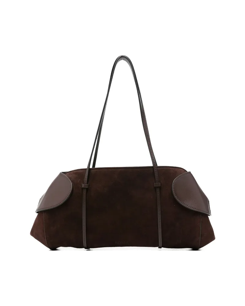 NEOUS Suede Shoulder Bag Brown