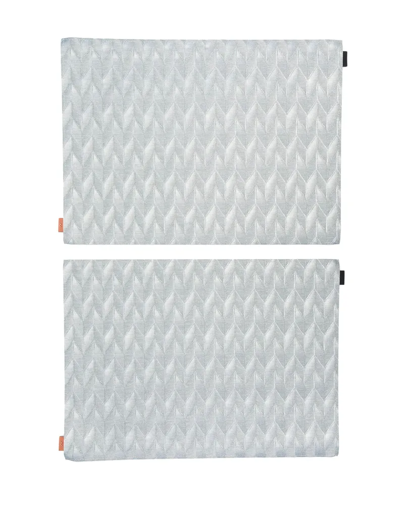 Missoni Home Patterned Placemats (set Of Two Blue