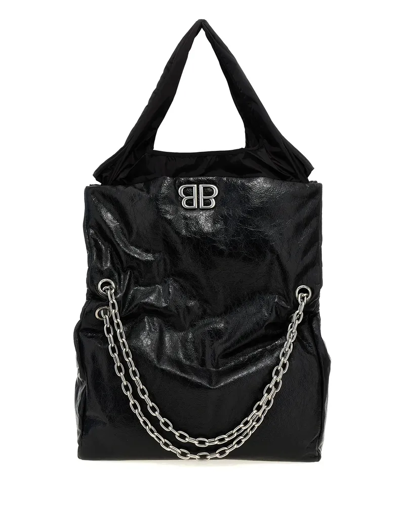 Balenciaga Large Monaco Tote Bag Black