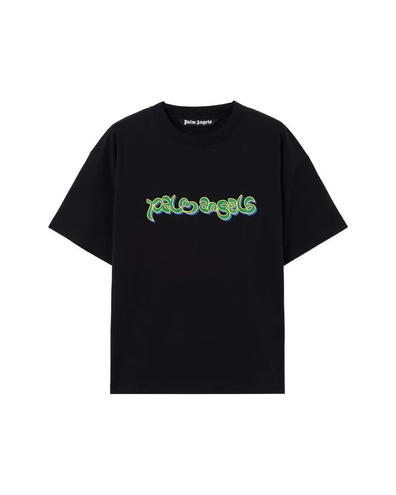 Palm Angels Logo Graphic T-shirt Black