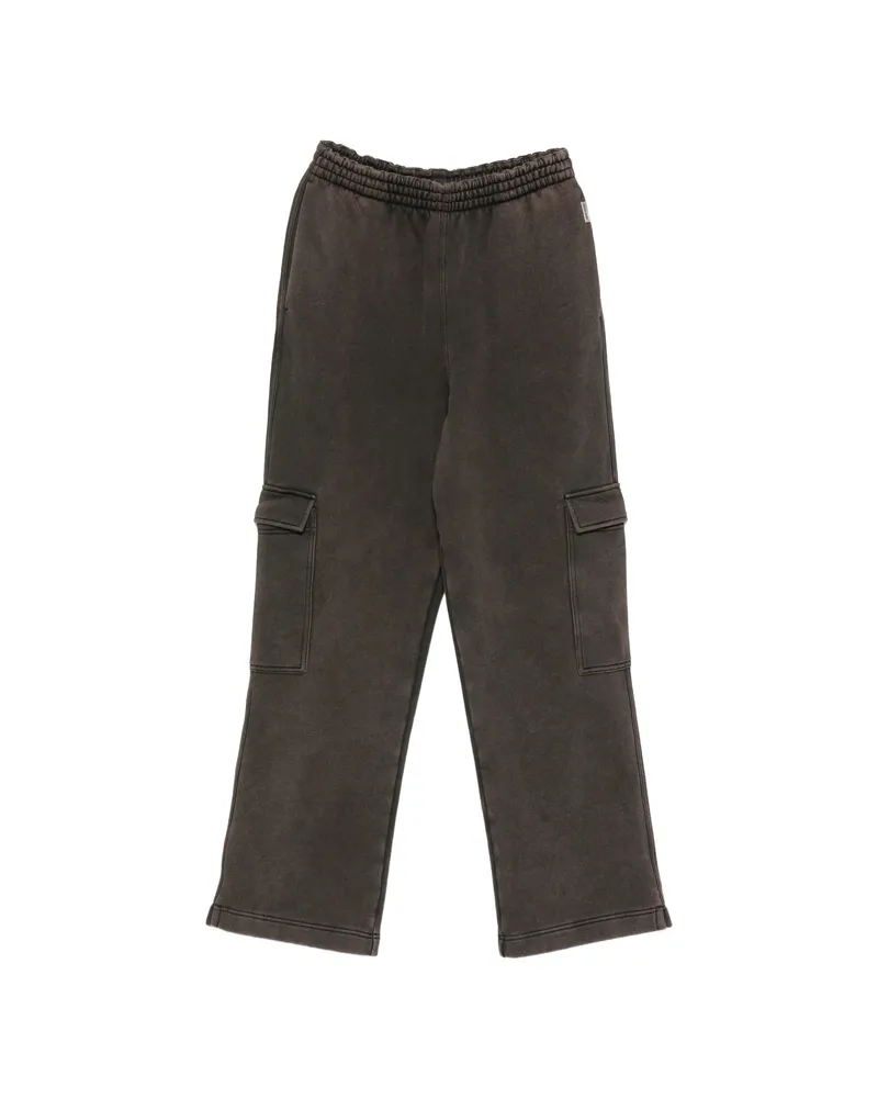 REPRESENT Initial Logo-plaque Cotton Cargo Track Pants Brown