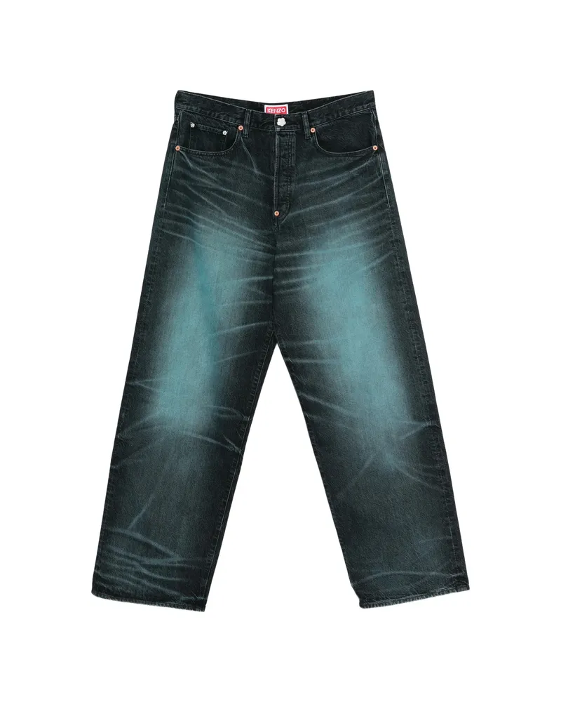 Kenzo Washed Jeans Blue