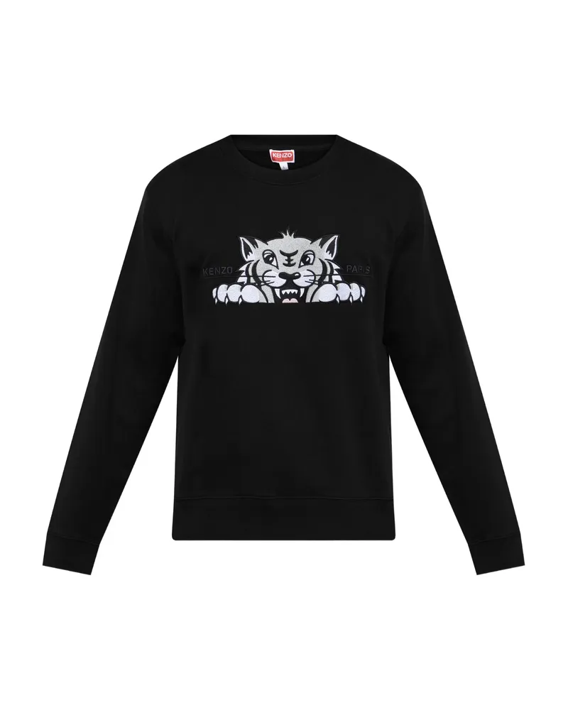 Kenzo Happy Tiger Sweatshirt Black