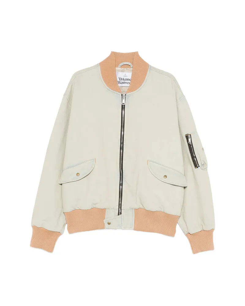 Vivienne Westwood Bernardo Bomber Jacket Blue