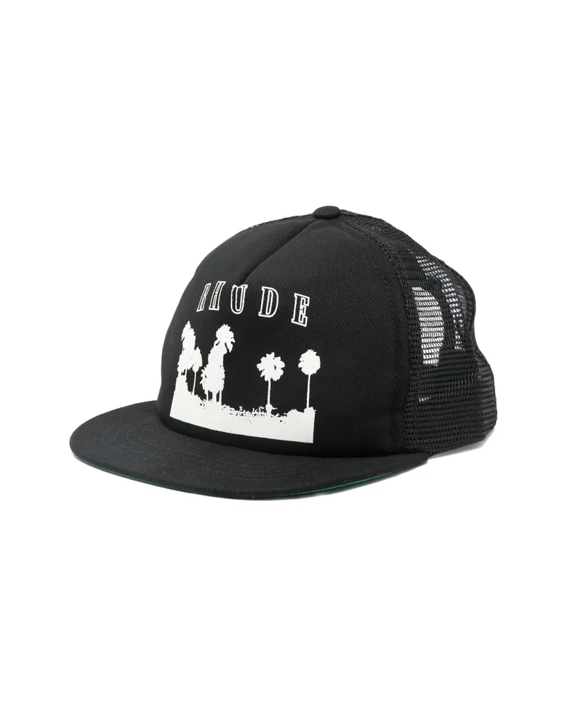 RHUDE Logo Cap Black