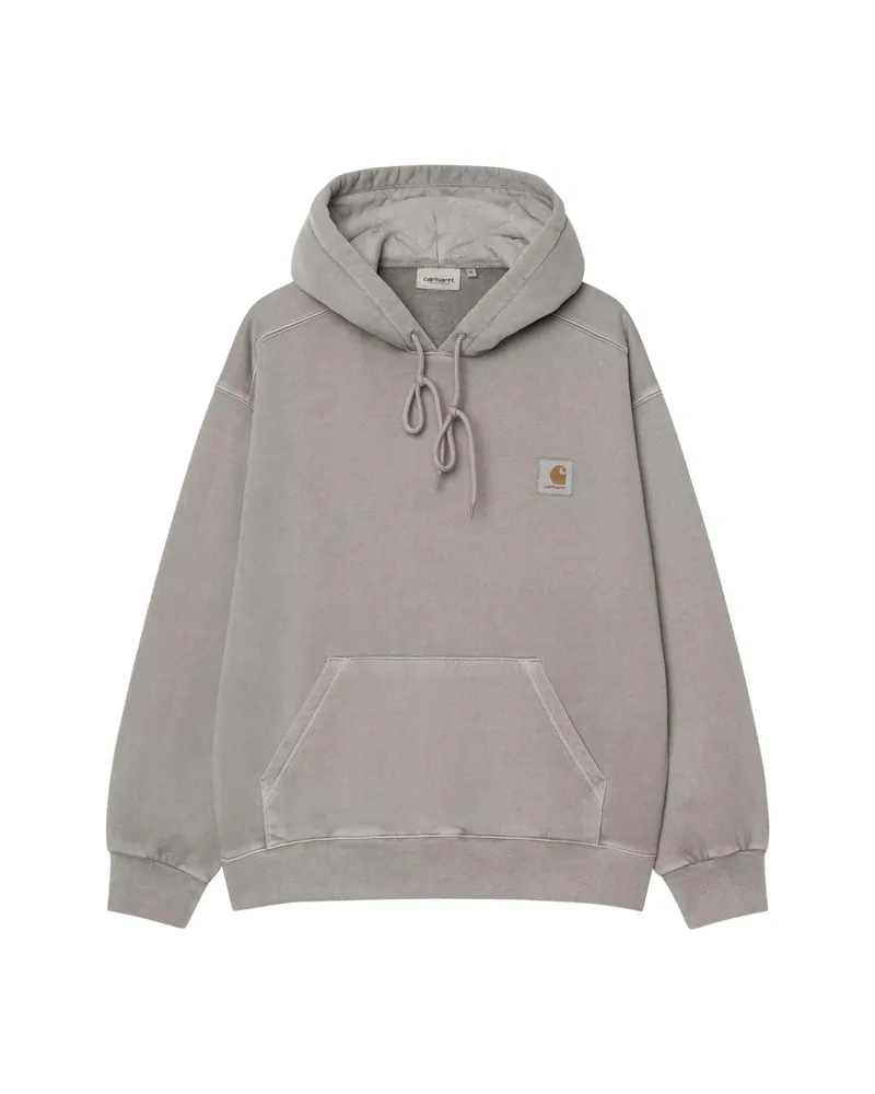 Carhartt WIP Hooded Nelson Drawstring Hoodie Grey