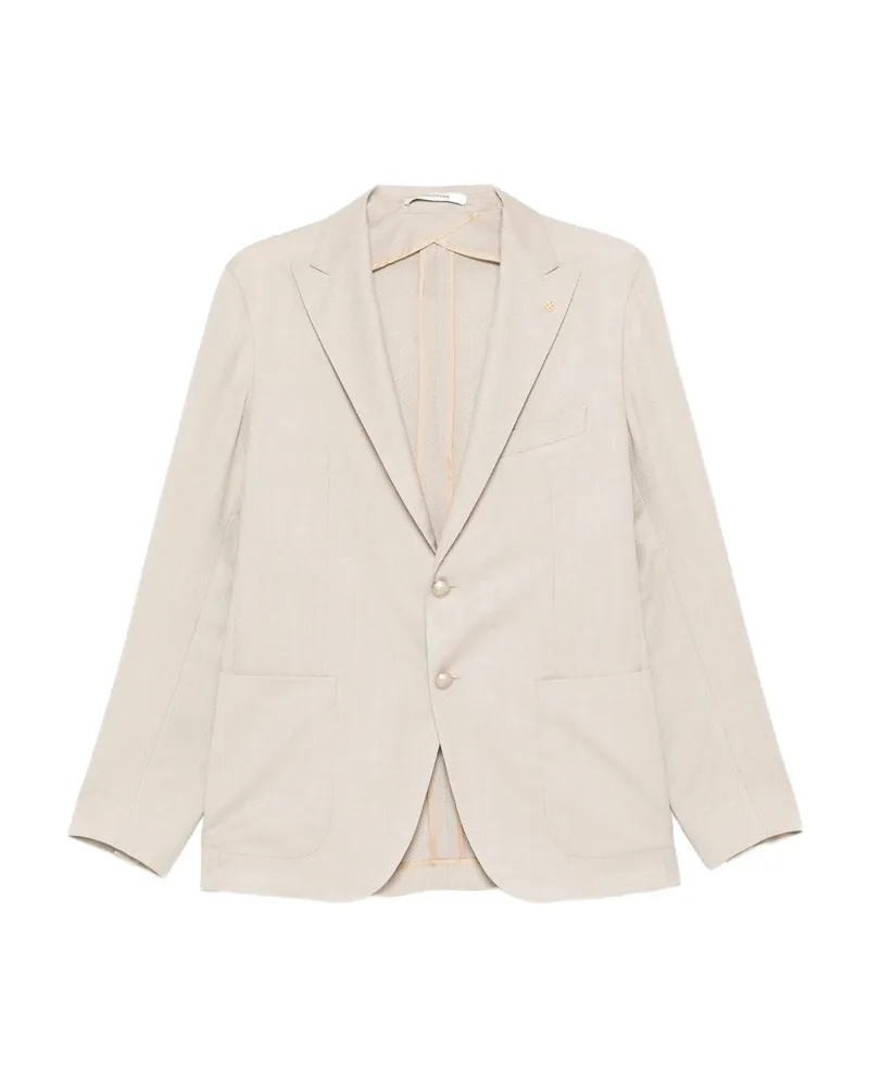 Tagliatore Patch-pocket Two-button Blazer Neutrals