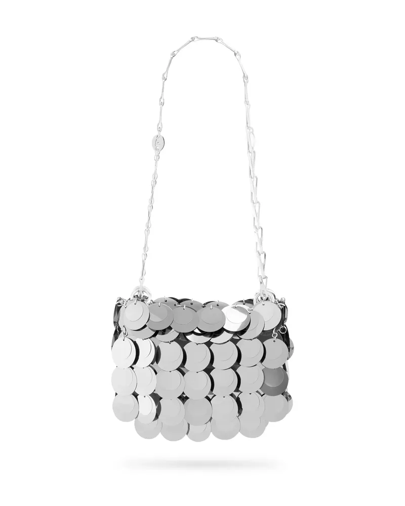 Paco Rabanne Nano 69 Shoulder Bag Silver