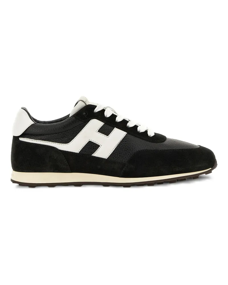 Hogan Athletic Logo-patch Sneakers Black